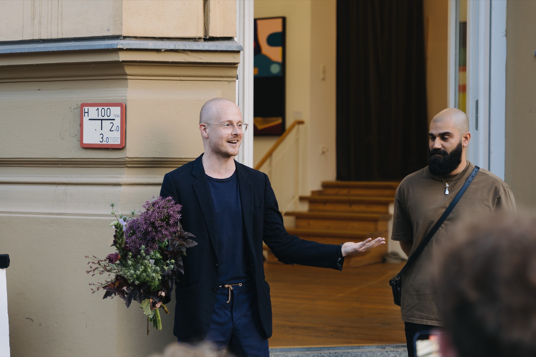 Exhibition opening at Galerie Kollaborativ in Berlin, where carry began
