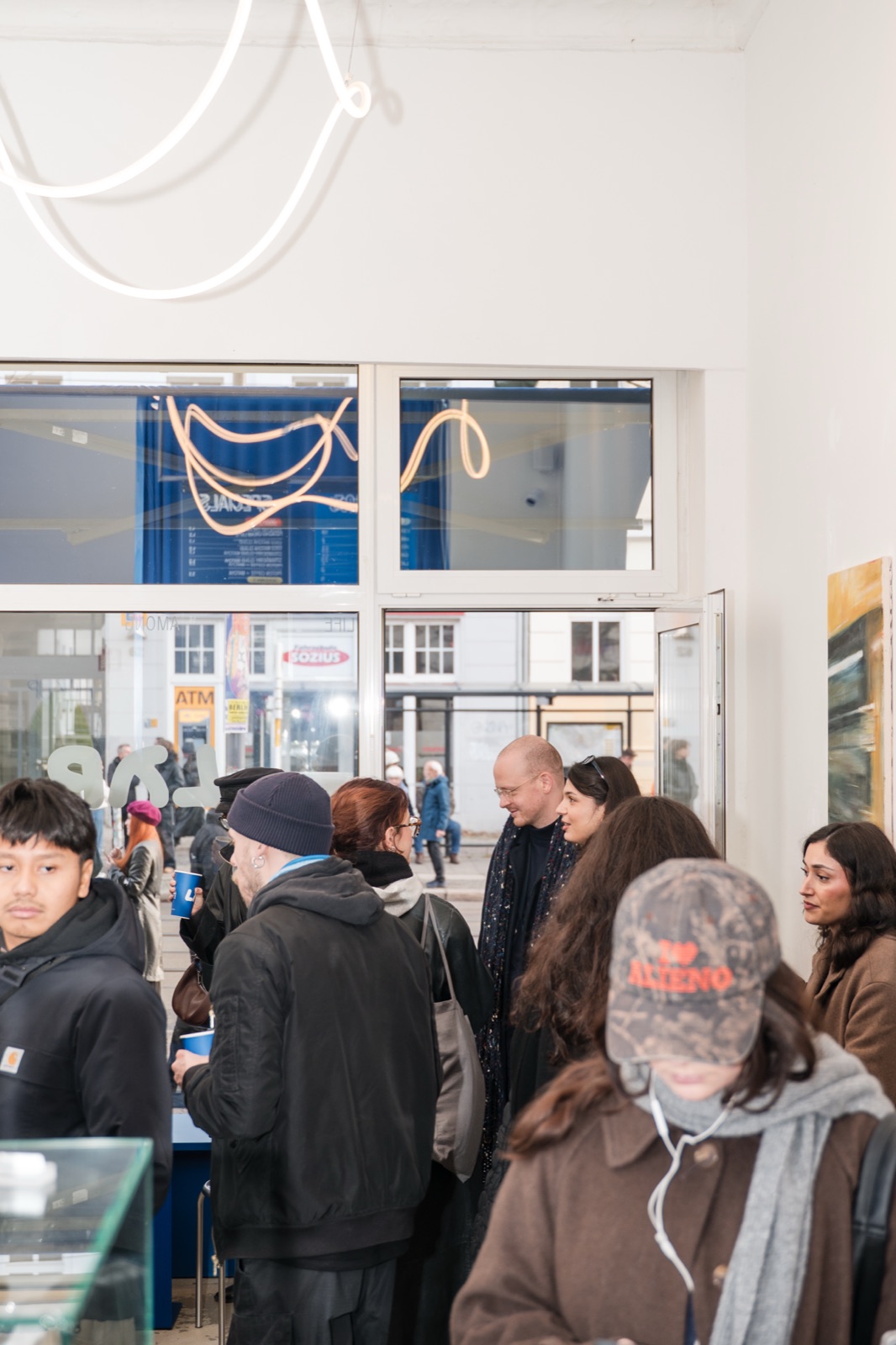 Vernissage Ceren Neccar , impression of the carry exhibition in LAP Kastanienallee, Berlin
